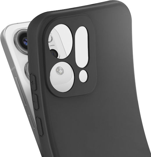 Avizar Weiche Silikonhülle Oppo Reno 14 Weichberührung Schwarz