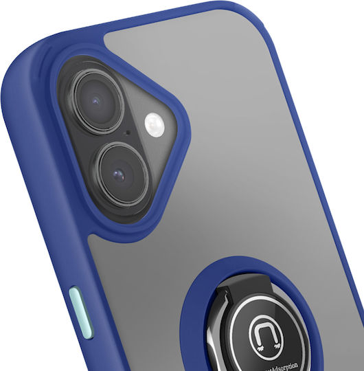 Avizar Case Iphone 17 Ring Stand Magnetic Attachment Blue
