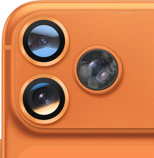 Avizar Camera Lens Protection Iphone 17 Pro Max Reinforced Contour Orange