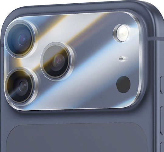 Protecție Lentilă Cameră Avizar iPhone 17 Pro Max Acoperire Completă Transparentă