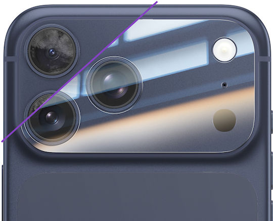 Avizar Camera Lens Protection Iphone 17 Pro Full Coverage Transparent