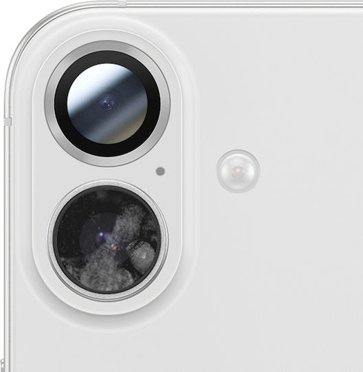 Avizar Camera Lens Protector iPhone 17 Reinforced Around Silver