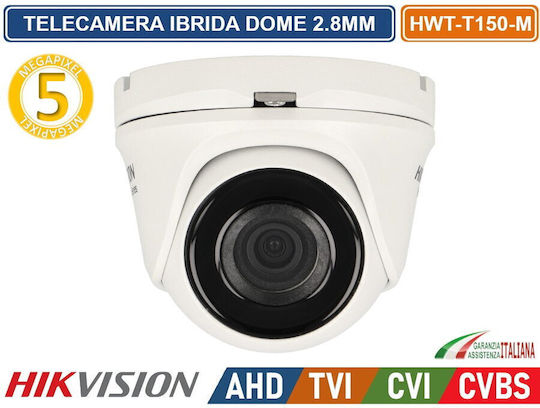 Hikvision HWT-T150-M CCTV Surveillance Camera Full HD+ 5MP Waterproof with Lens 2.8mm