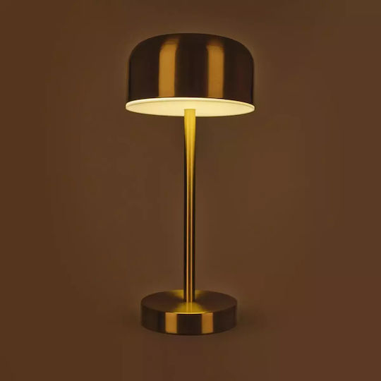 Table Lamp LED with Black Shade and Base