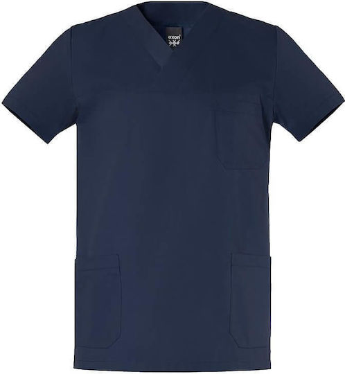 Axon Care Unisex Ιατρική Μπλούζα Λευκή
