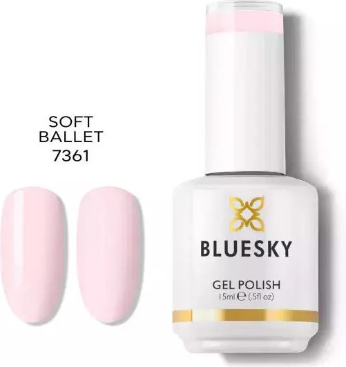 Bluesky Gelish Хибриден Лак за Нокти Soft Ballet 7361 15мл 1бр