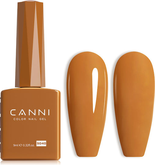 Canni Color Semipermanent Lac de Unghii Orange Brown 9ml 1buc