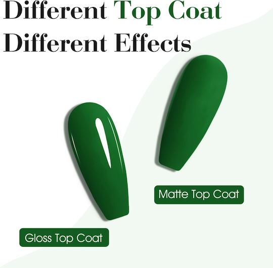 Canni Color Halb-permanenter Nagellack Emerald Green 9ml 1Stück