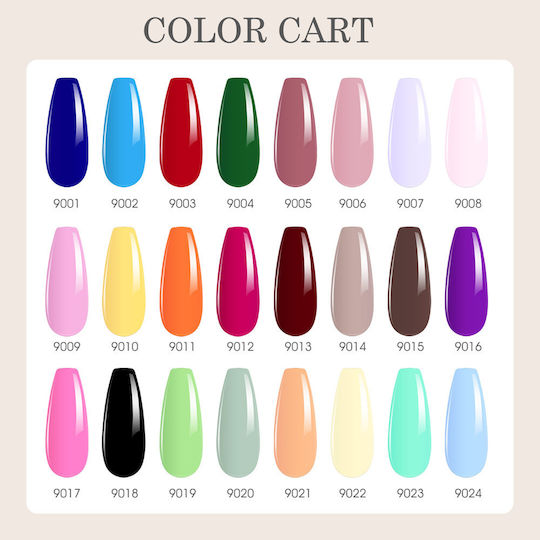 Canni Color Хибриден Лак за Нокти Carrot Orange 9мл 1бр