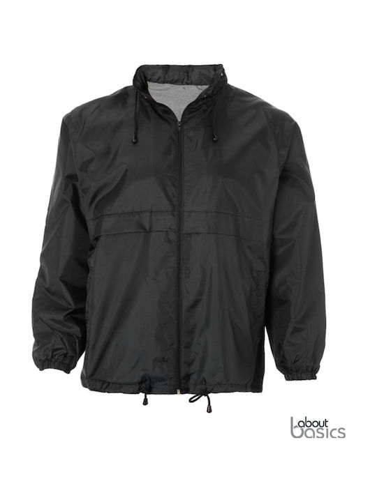 Αντιανεμικό Μπουφάν About Basics Fall Black