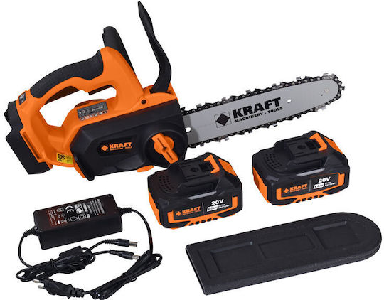 Unimac Battery Chainsaw 2x4Ah Brushless 3.1kg with Blade 25cm
