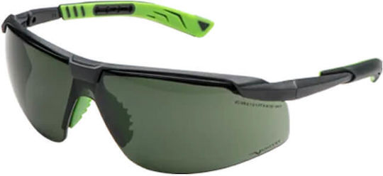 Univet Safety Glasses for Protection with Black Lenses Tinted 1pcs