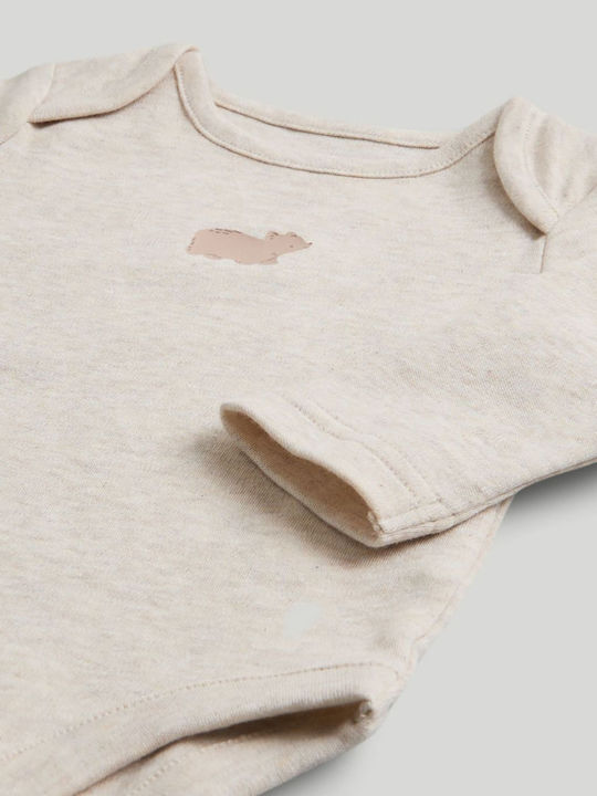 Mothercare Σετ Κορμάκια Μπεζ 5τμχ