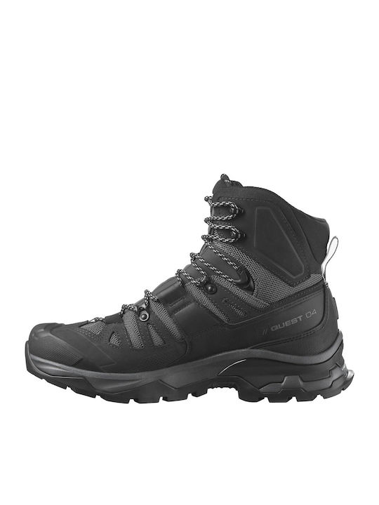 Salomon Quest 4 GTX Men's Hiking Boots Waterproof With Gore-Tex Membrane Magnet / Black / Quarry