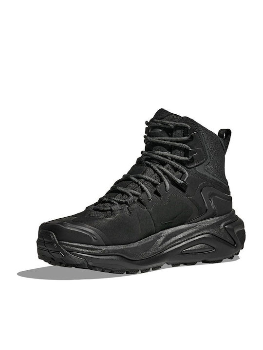 HOKA Kaha Men's Hiking Boots Waterproof with Gore-Tex Membrane Black