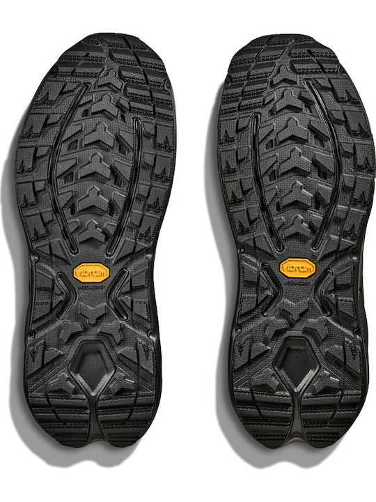 HOKA Kaha Men's Hiking Boots Waterproof with Gore-Tex Membrane Black