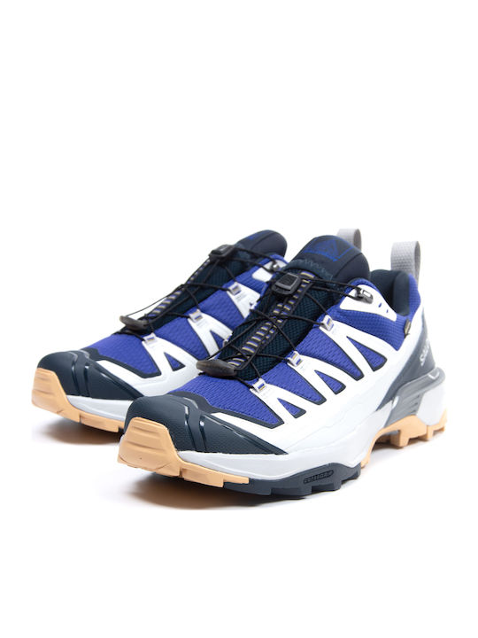 Salomon X Ultra 360 Edge Gtx Men's Hiking Shoes Waterproof With Gore-Tex Membrane Blue