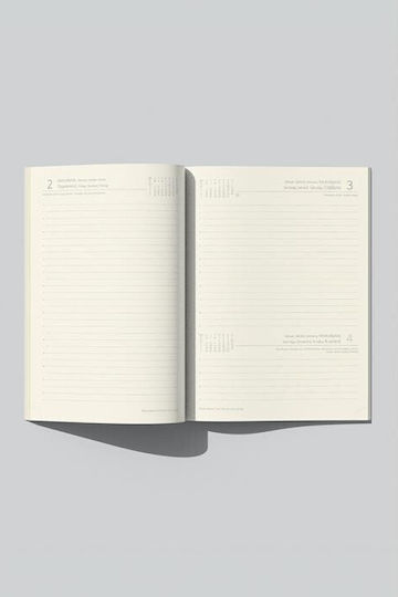 adBook Season of You Daily Agenda 2026 Beige 17x25cm