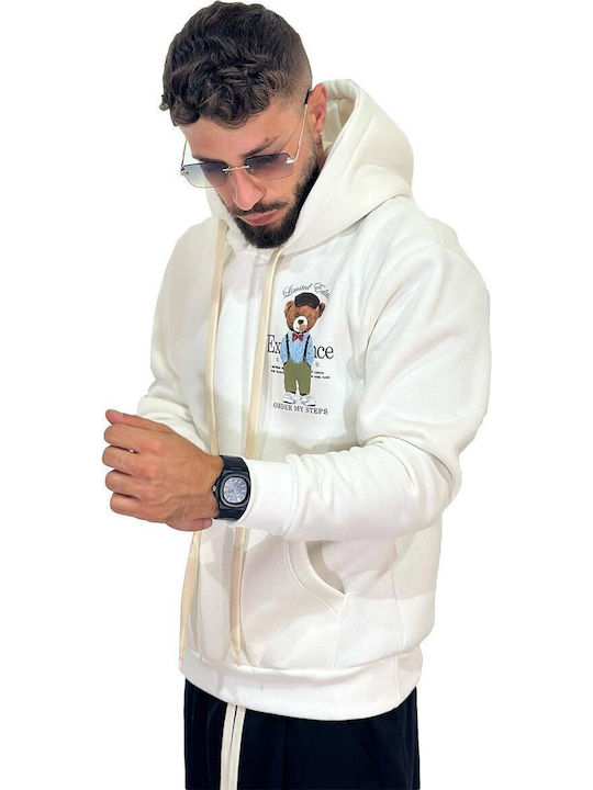 Sweatshirt mit Kapuze Cream