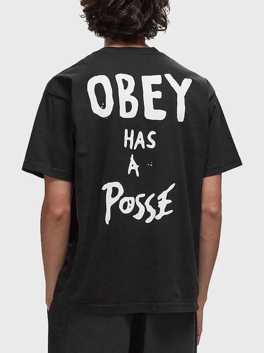 Obey T-Shirt Dusty Black
