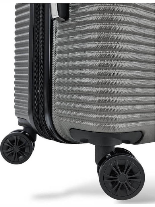 Forecast Medium Hard Gray Travel Suitcase with 4 Wheels Height 65cm