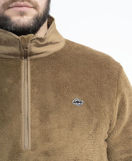 Pentagon Pullover Fleece in Black color