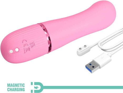Pretty Love Marski Classic Vibrator 18cm Pink