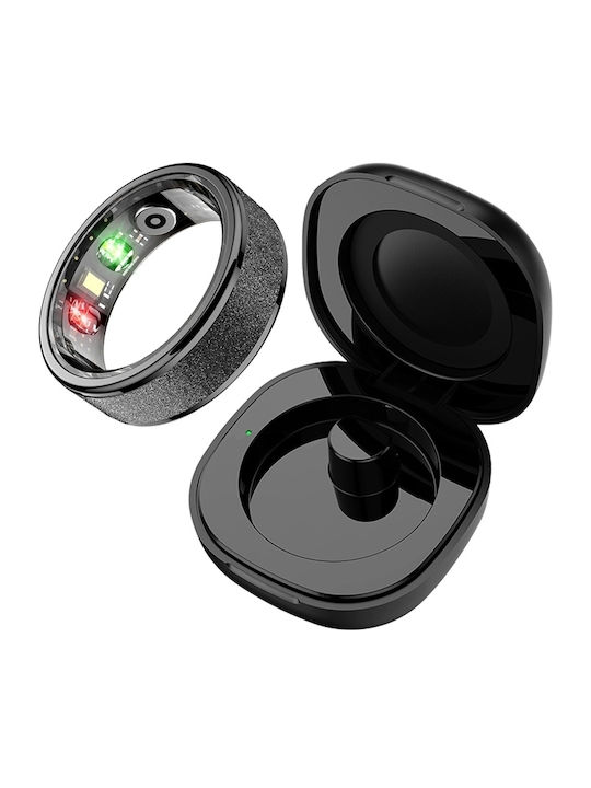 Colmi R10 Smart Ring 20mm Waterproof with Heart Rate Monitor Black