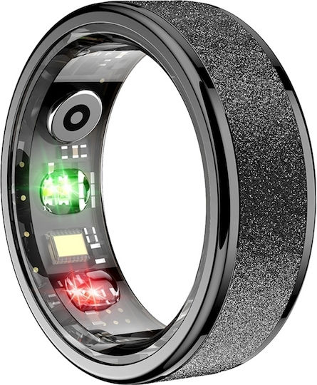 Colmi R10 Smart Ring 20.8mm Wasserdicht mit Pulsmesser Schwarz