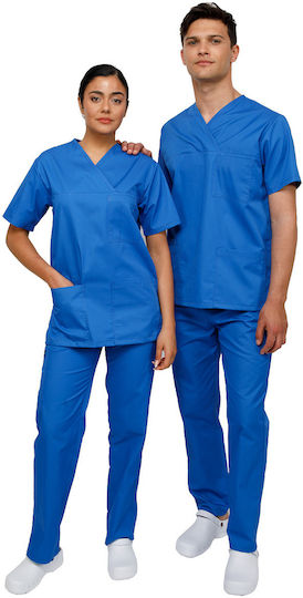 Ultima Unisex Σετ Ιατρικό Παντελόνι και Μπλούζα Πράσινο από Βαμβάκι και Πολυεστέρα