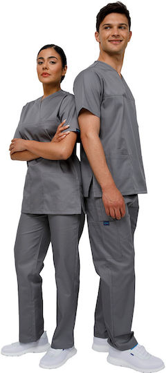 Ultima Unisex Σετ Ιατρικό Παντελόνι και Μπλούζα Πράσινο από Βαμβάκι και Πολυεστέρα