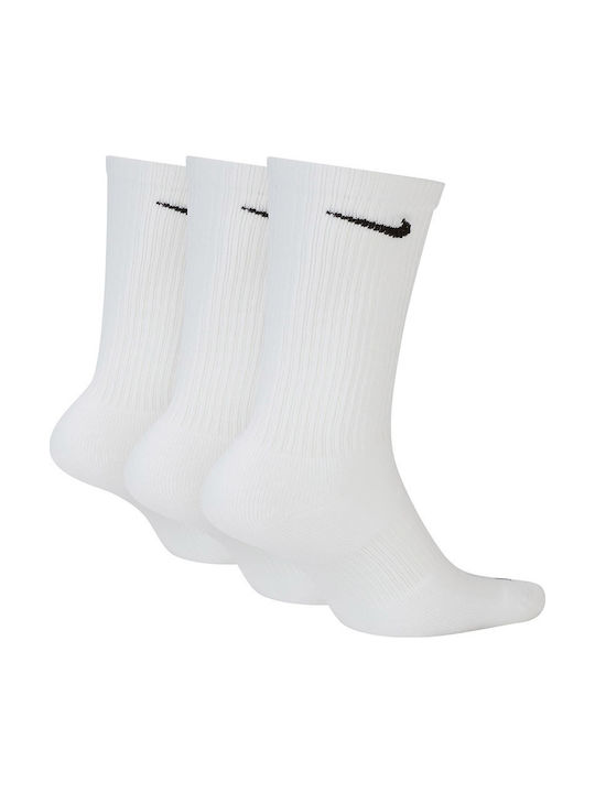 Nike Everyday Plus Cushioned Athletic Socks White 3 Pairs