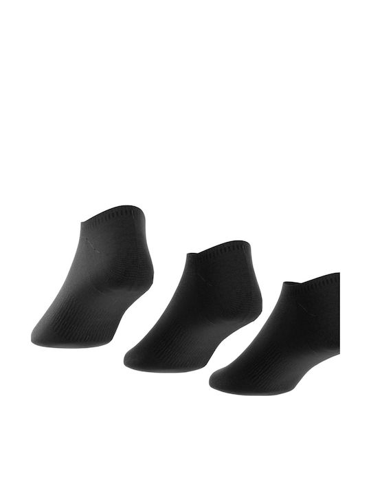 adidas Thin Light Athletic Socks Black 3 Pairs