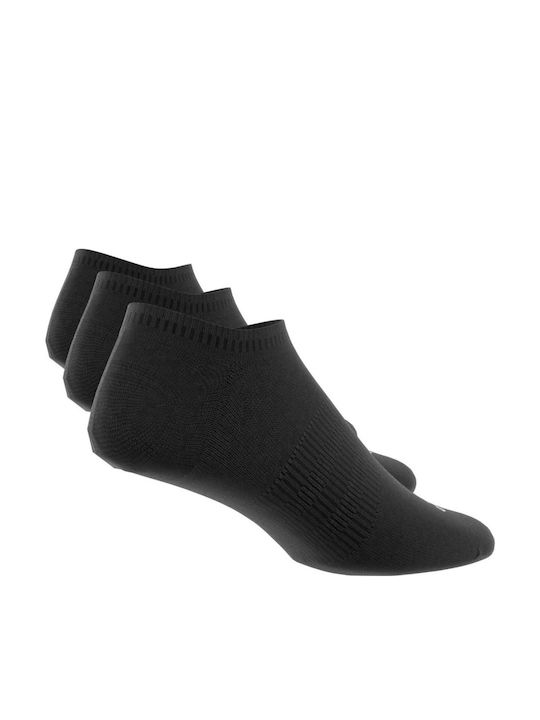 adidas Thin Light Athletic Socks Black 3 Pairs