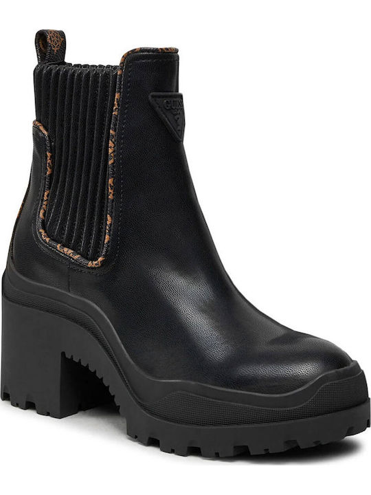 Damen Chelsea Stiefeletten Schwarz