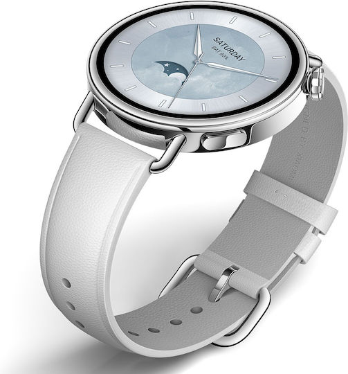 Xiaomi Watch S4 Aluminium 41mm Waterproof with Heart Rate Monitor (White)
