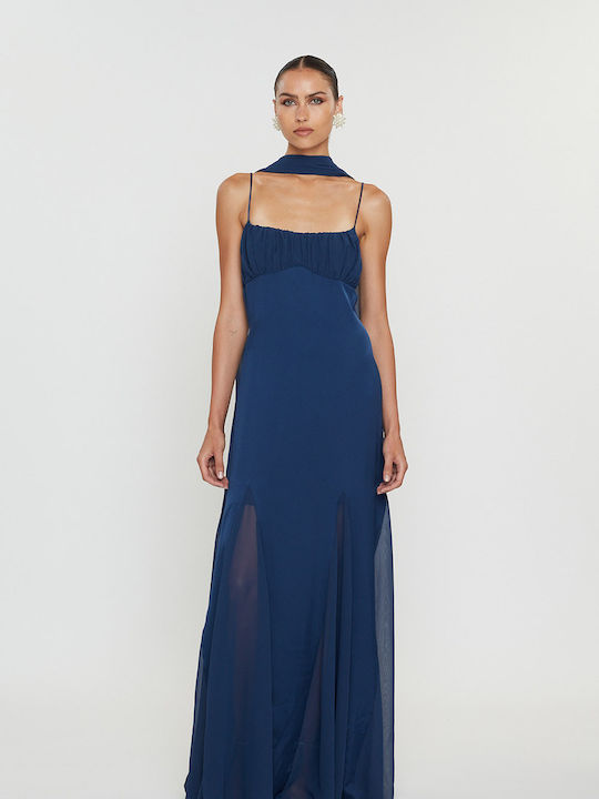Maxi Evening Dress Blue