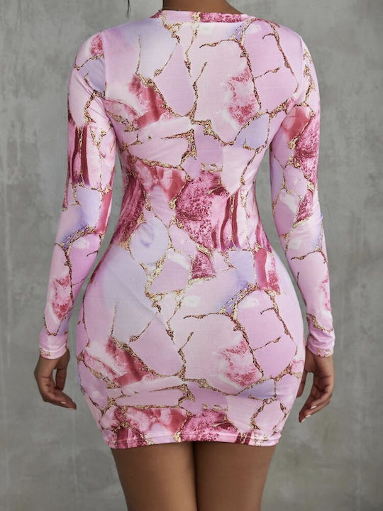 Woman's Fashion Evening Dress Pink