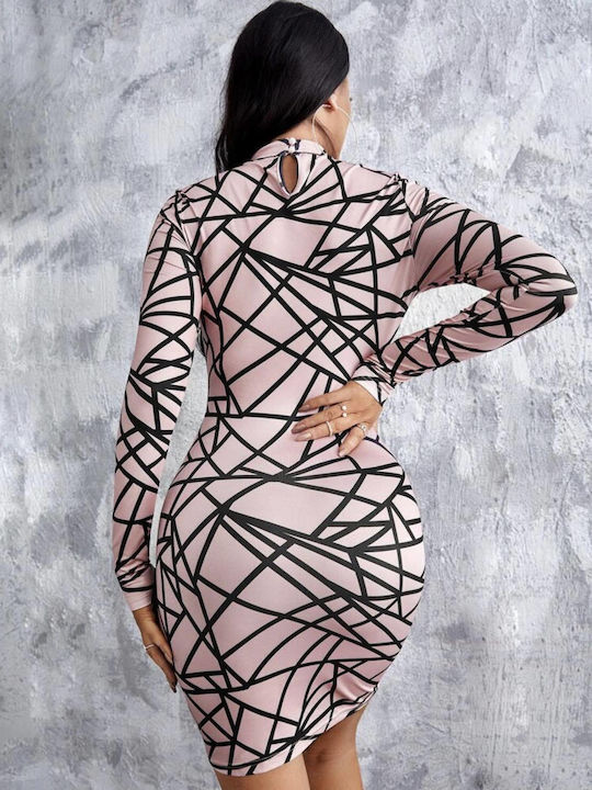 Woman's Fashion Evening Dress Pink