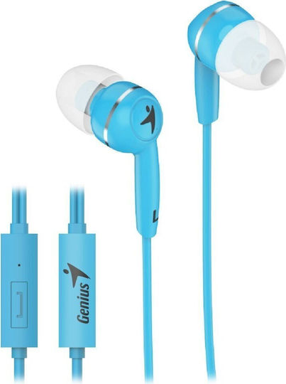 Слушалки Genius Hs-m320 Сини 4-пинов 3.5 мм жак