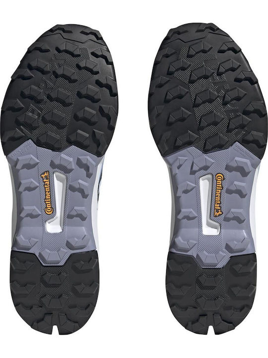 adidas Terrex Ax4 GTX Men's Waterproof Hiking Shoes With Gore-Tex Membrane Silver Violet Blue Dawn Core Black