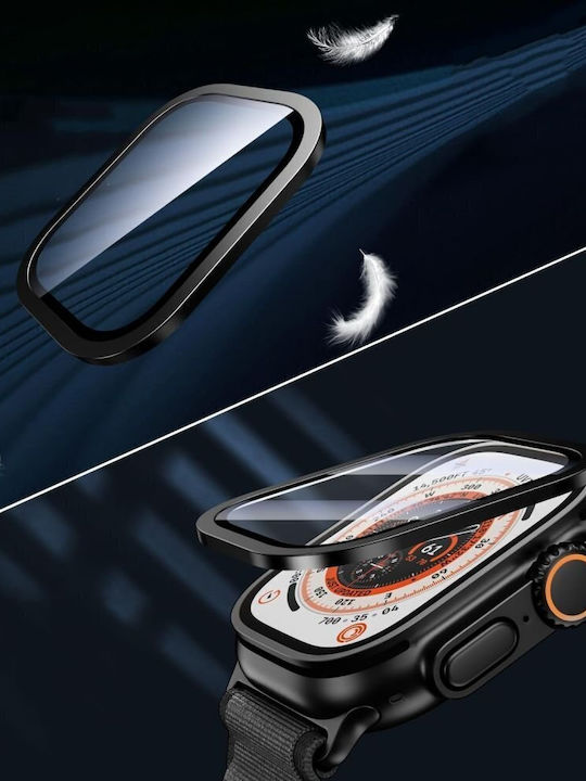 Закалено Стъкло Tech-protect Glass Ring 2-pack Apple Watch Ultra 1 2 49 мм Черен