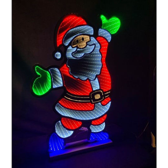 Luminat Decorativ Moș Crăciun Electrică din Plastic 180x90cm. Infinity