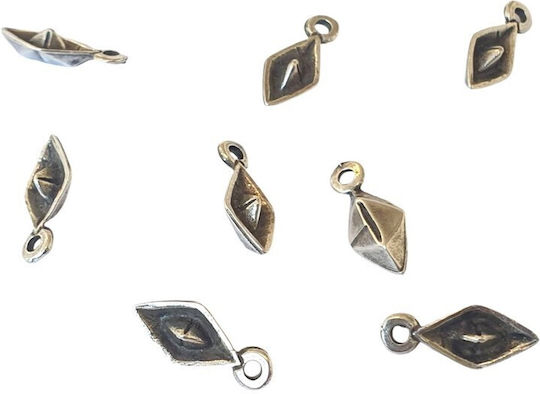 Goldene Bootchen Set 8 Stück 1,5 cm