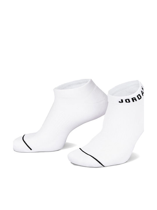 Jordan Everyday No-Show Șosete Sportive Albe 3 perechi