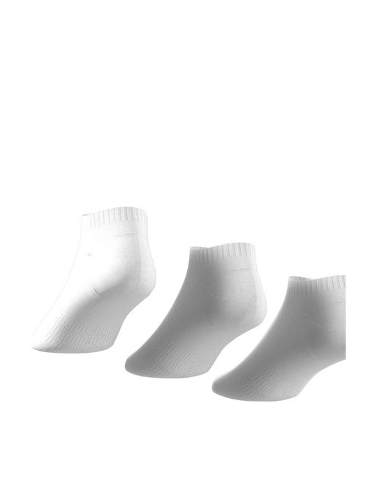 adidas Cushioned Αθλητικές Κάλτσες Λευκές 3 Ζεύγη