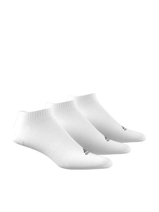 adidas Cushioned Αθλητικές Κάλτσες Λευκές 3 Ζεύγη