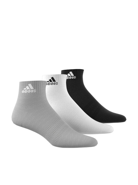adidas Thin and Light Running Κάλτσες Πολύχρωμες 3 Ζεύγη