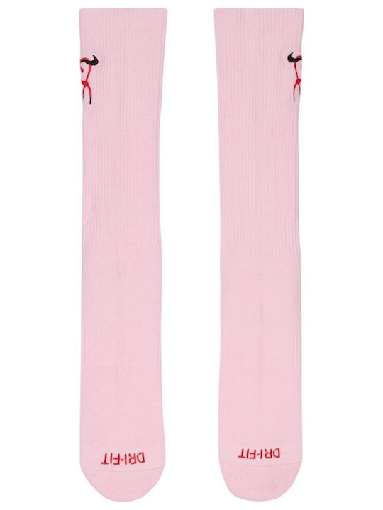 Nike Everyday Plus Cushioned Athletic Socks Pink 1 Pair
