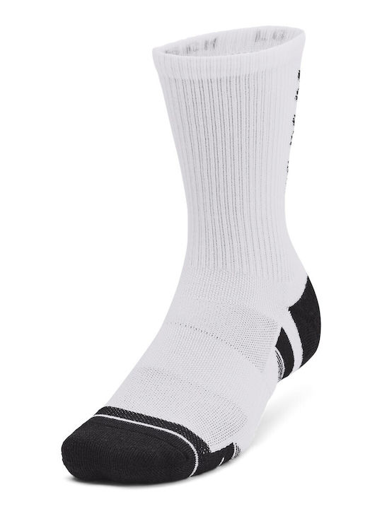 Under Armour Ua Performance Tech Athletic Socks White 3 Pairs